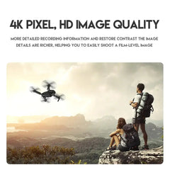 2023 New RC Drone With 4K HD Dual Camera WiFi FPV Foldable Quadcopter +4 Battery Bargain Buzz