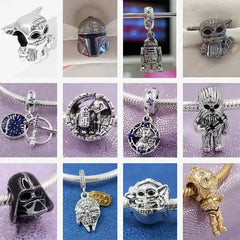 2024 Pandora 925 Original Bracelets - Star Wars,Marvel, Silver Charms Beads 