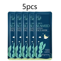 5Pcs Moisturizing Facial Mask Hydrating Skin Care |Sleep, Mud, Hydrati