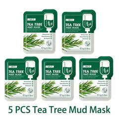 5Pcs Moisturizing Facial Mask Hydrating Skin Care |Sleep, Mud, Hydrati