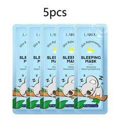 5Pcs Moisturizing Facial Mask Hydrating Skin Care |Sleep, Mud, Hydrati