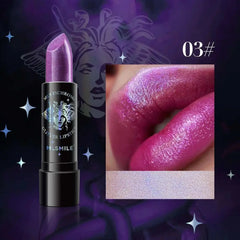 6-Color Glitter Lipstick: Long-Lasting Waterproof Diamond Metallic Shi