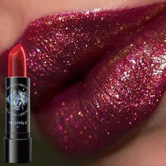 6-Color Glitter Lipstick: Long-Lasting Waterproof Diamond Metallic Shi