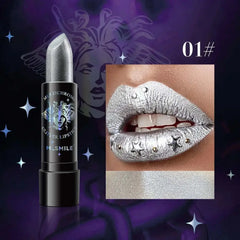 6-Color Glitter Lipstick: Long-Lasting Waterproof Diamond Metallic Shi