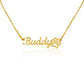 A Gift That Speaks Volumes: Personalized Paw Print Name Necklace for t