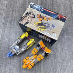 Original Star Wars Podracers Anakin Skywalker Motorized Starship Fighter Racing Model Doll Toys Collect Ornaments Kids Gifts