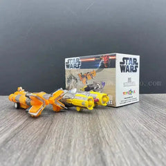 Original Star Wars Podracers Anakin Skywalker Motorized Starship Fighter Racing Model Doll Toys Collect Ornaments Kids Gifts