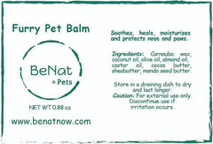 BeNat Pets. Furry Pet Balm. 0.9 oz. Bargain Buzz