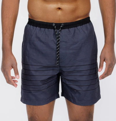 Blue Stripes Swim Shorts - Bargain Buzz