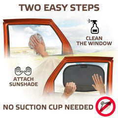 Car Window Sun Shade Pack of 4 - Window Shade Bargain Buzz