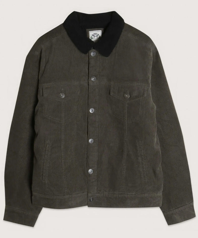 Casual Corduroy Lined Trucker Jacket BargainBuzz.com