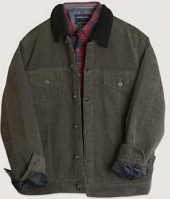 Casual Corduroy Lined Trucker Jacket Bargain Buzz