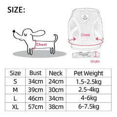 Cat Dog Pet Harness Adjustable Control Vest Dogs Reflective S M L XL Leash Bargain Buzz