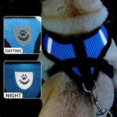 Cat Dog Pet Harness Adjustable Control Vest Dogs Reflective S M L XL Leash Bargain Buzz