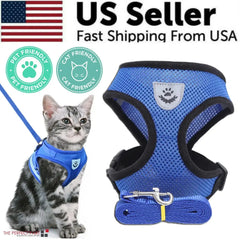 Cat Dog Pet Harness Adjustable Control Vest Dogs Reflective S M L XL Leash Bargain Buzz