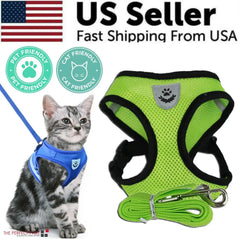 Cat Dog Pet Harness Adjustable Control Vest Dogs Reflective S M L XL Leash Bargain Buzz