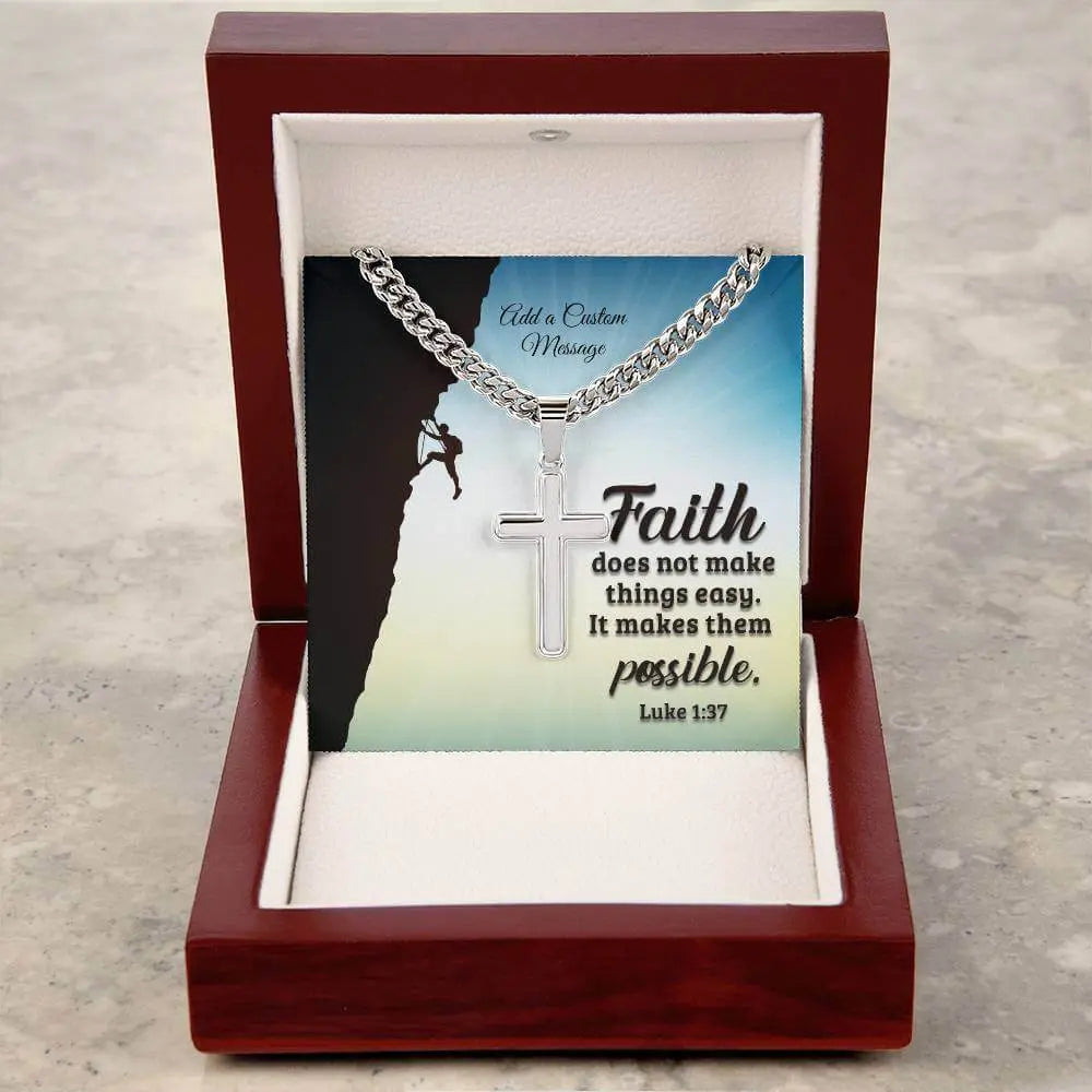 A Gift of Faith, Class, and Strength: The Cuban Link Chain with Cross 