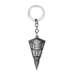 Disney Star Wars Metal Keychain | Vintage Style Class Star Destroyer Pendant 