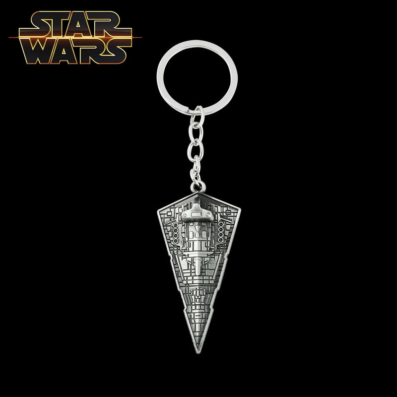 Disney Star Wars Metal Keychain | Vintage Style Class Star Destroyer Pendant 