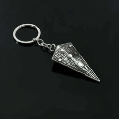 Disney Star Wars Metal Keychain | Vintage Style Class Star Destroyer Pendant 