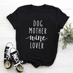 Dog Mother Wine Lover T-Shirt Bargain Buzz