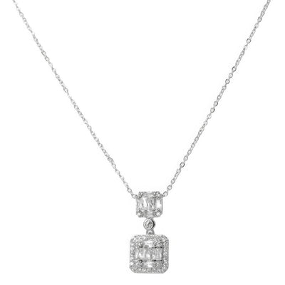 Double Square Necklace Bargain Buzz