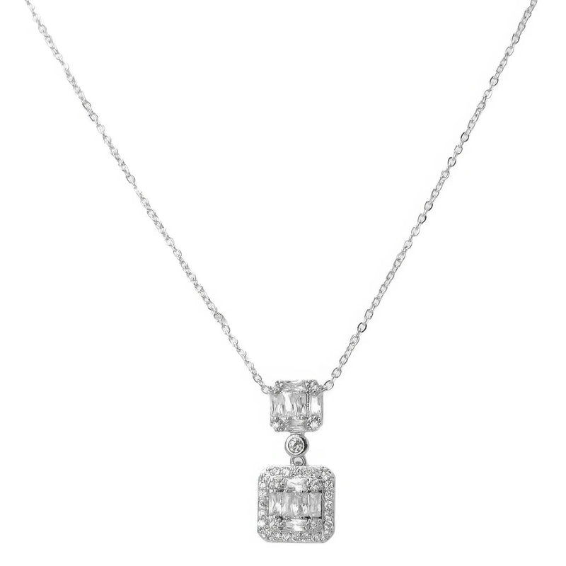 Double Square Necklace Bargain Buzz