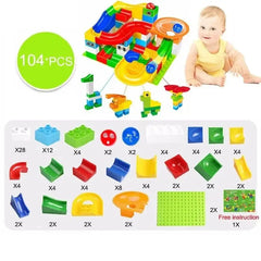 Duploed Blocks Funnel Slide Bricks Toys For Children Bargain Buzz