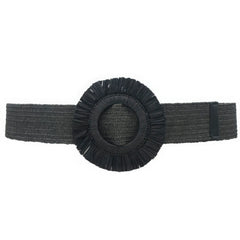 Fringe Circle Straw Belt ccwholesaleclothing