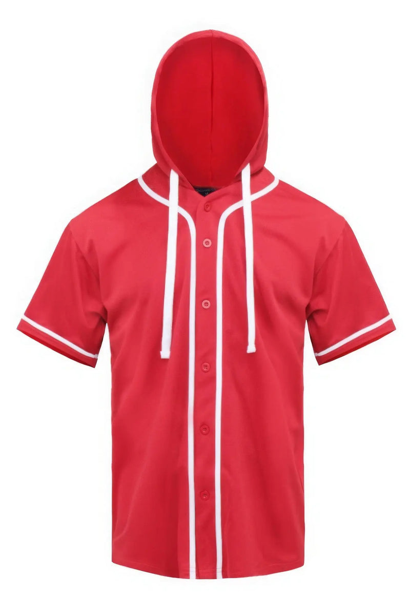 Hooded Baseball Jersey ccwholesaleclothing