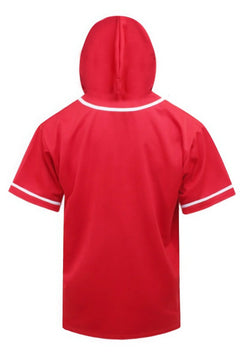 Hooded Baseball Jersey ccwholesaleclothing