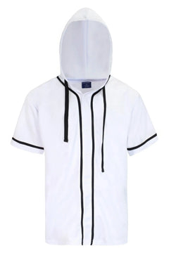 Hooded Baseball Jersey ccwholesaleclothing