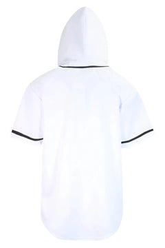 Hooded Baseball Jersey ccwholesaleclothing