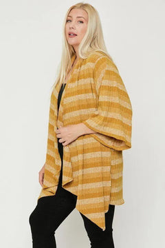 Kimono Style Striped Cardigan Bargain Buzz