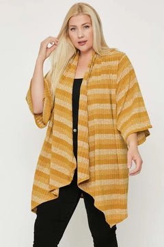 Kimono Style Striped Cardigan Bargain Buzz