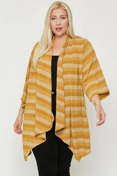 Kimono Style Striped Cardigan Bargain Buzz