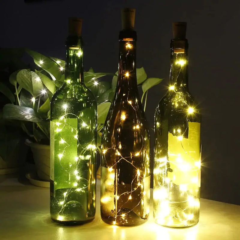 LED Wine Bottle Lights Bargain Buzz