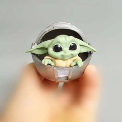 Mandalorians, Yoda Baby, Cake Decoration Action Dolls