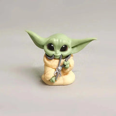 Mandalorians, Yoda Baby, Cake Decoration Action Dolls