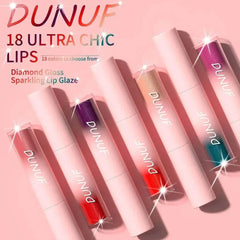 Matte Glitter Liquid Lipstick: Long-Lasting, 18 Colors, Nourishing Shi