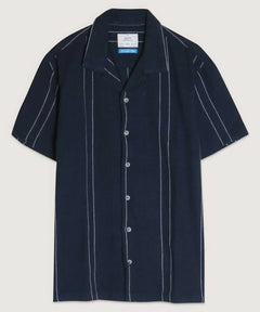 Men's Stripe camp shirt