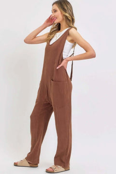 Mineral Washed Summer Jumpsuit Bargain Buzz