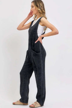 Mineral Washed Summer Jumpsuit Bargain Buzz