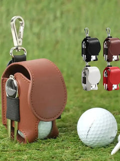 Mini Leather Golf Ball Pouch ZENDROP