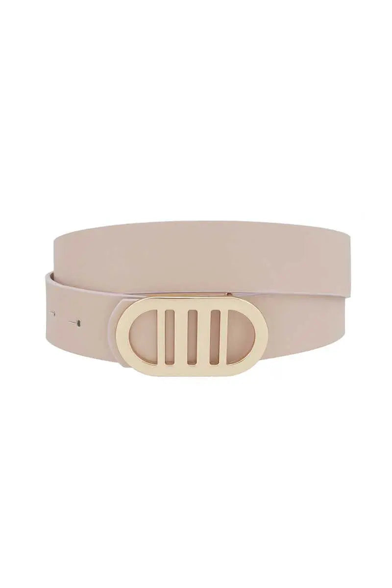 Modern Gridded Oval Standard Belt ccwholesaleclothing