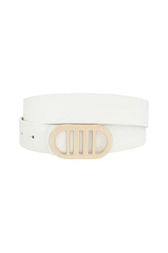 Modern Gridded Oval Standard Belt ccwholesaleclothing