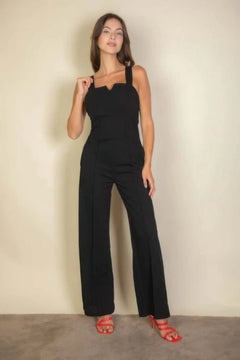 Notched neck cami jumpsuit Bargain Buzz