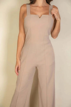 Notched neck cami jumpsuit Bargain Buzz