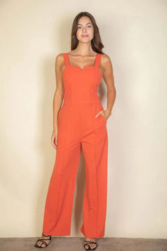 Notched neck cami jumpsuit Bargain Buzz