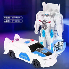 One-Step Transformation Toy Robot Car: Action Figure Model